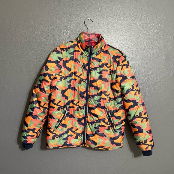 MOTHER Reversible Camo Puffer Jacket Size S - Picture 3 of 11